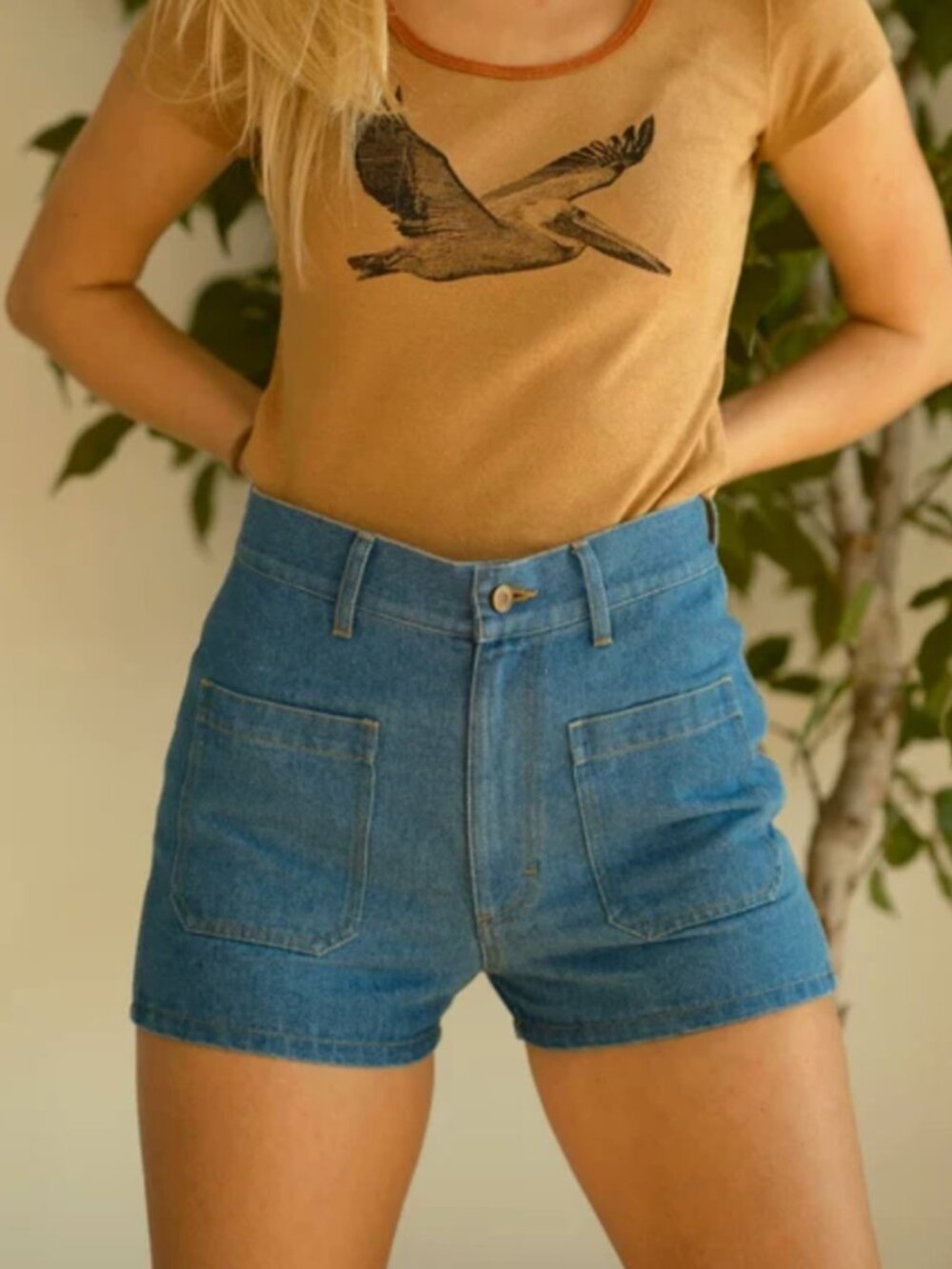 Mollusk Surf Shop California Beneteau Shorts in Indigo Denim Sz S